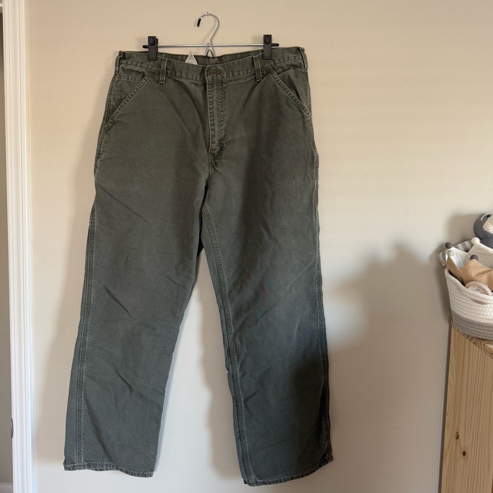 Carhartt Men’s 100% Cotton Work pants 38x32